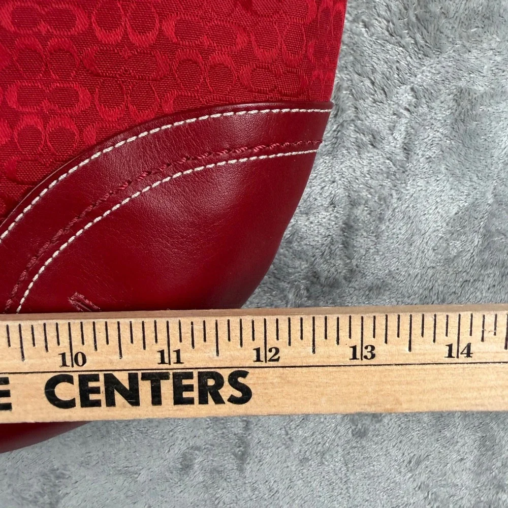 Coach Red Shoulder Bag - Picture 11 of 12